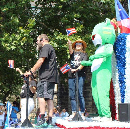 Cleveland Council's Brian Kazy and Jasmin Santana - 2024 Puerto Rican Parade in Cleveland