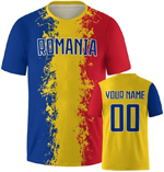 Custom Romania Soccer Jersey