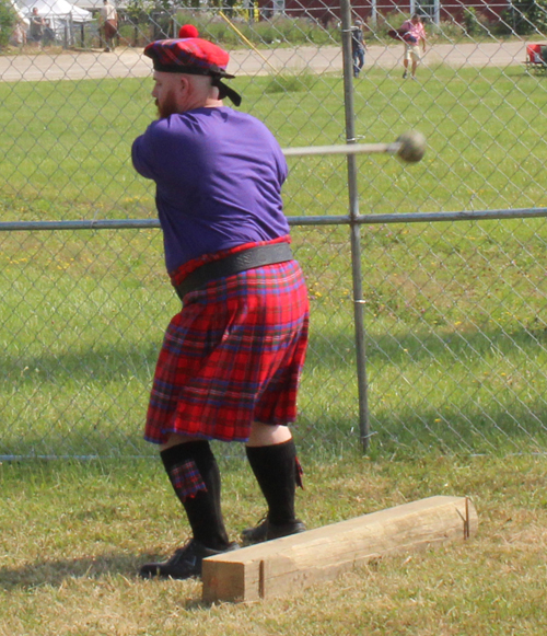 Highland Heavy Athletics at Ohio Scottish Games - hammer toss