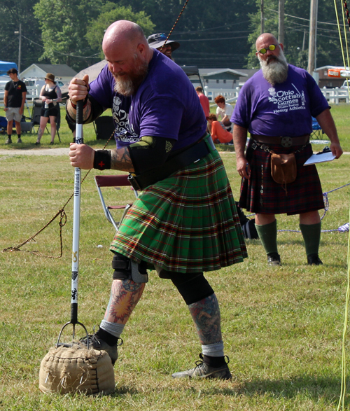 Highland Heavy Athletics at Ohio Scottish Games - 16'lb sheath toss over a 24' bar