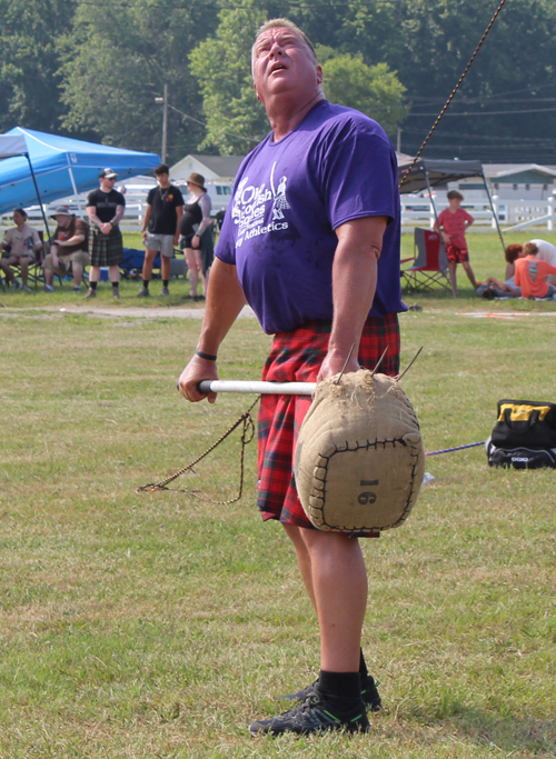 Highland Heavy Athletics at Ohio Scottish Games - 16'lb sheath toss over a 24' bar