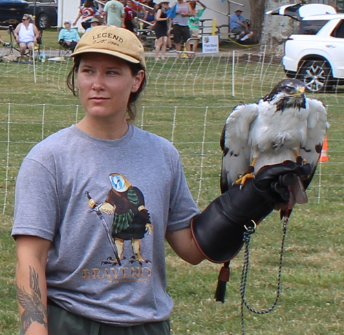 Girl with Turkey Vulture