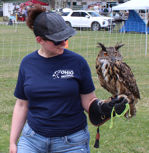 Girl with owl