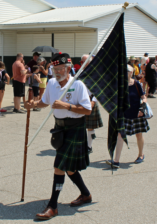 The Grand Parade at the 2024 Ohio Scottish Games and Celtic Festival