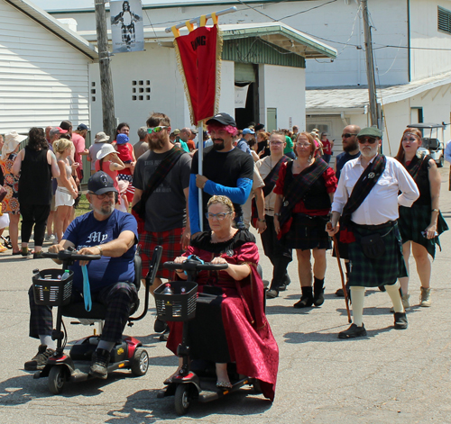 The Grand Parade at the 2024 Ohio Scottish Games and Celtic Festival