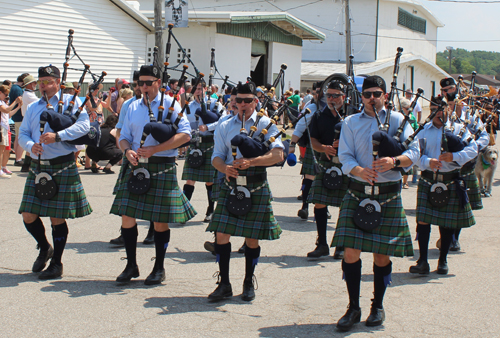 The Grand Parade at the 2024 Ohio Scottish Games and Celtic Festival