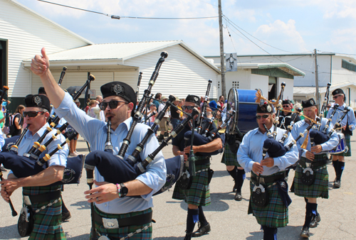 The Grand Parade at the 2024 Ohio Scottish Games and Celtic Festival