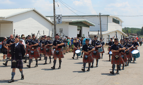 The Grand Parade at the 2024 Ohio Scottish Games and Celtic Festival