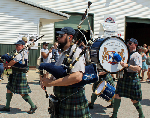 The Grand Parade at the 2024 Ohio Scottish Games and Celtic Festival