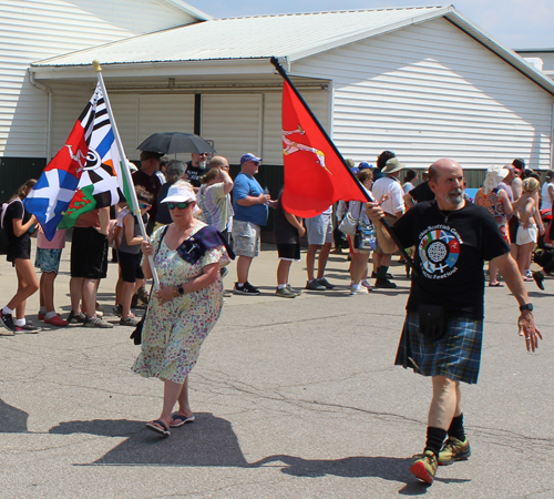 The Grand Parade at the 2024 Ohio Scottish Games and Celtic Festival