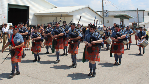 The Grand Parade at the 2024 Ohio Scottish Games and Celtic Festival