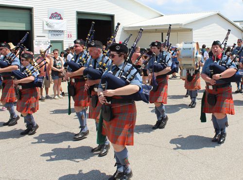 The Grand Parade at the 2024 Ohio Scottish Games and Celtic Festival