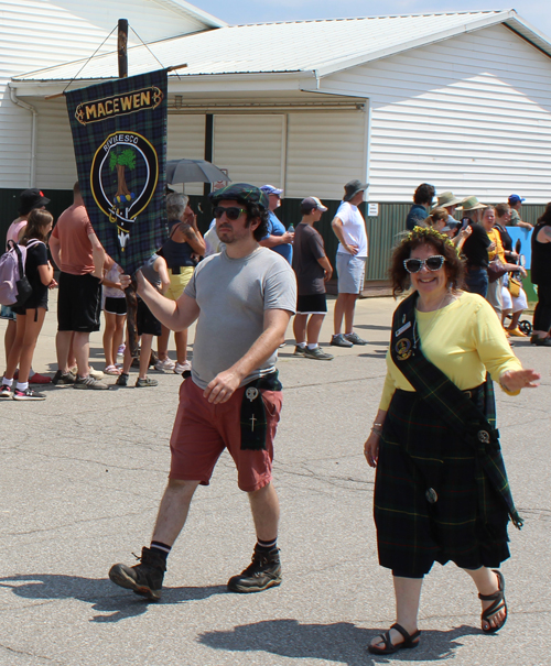 The Grand Parade at the 2024 Ohio Scottish Games and Celtic Festival