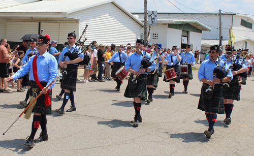 The Grand Parade at the 2024 Ohio Scottish Games and Celtic Festival