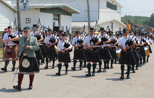 The Grand Parade at the 2024 Ohio Scottish Games and Celtic Festival