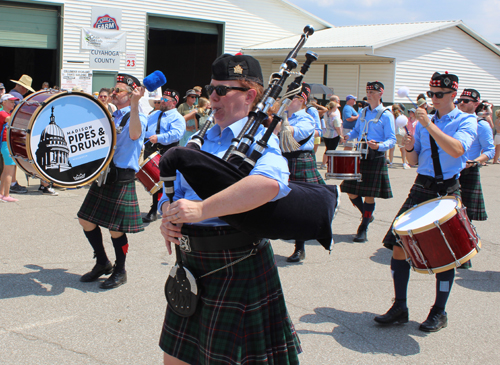 The Grand Parade at the 2024 Ohio Scottish Games and Celtic Festival