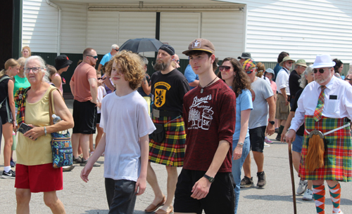 The Grand Parade at the 2024 Ohio Scottish Games and Celtic Festival