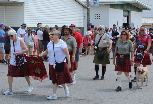 The Grand Parade at the 2024 Ohio Scottish Games and Celtic Festival