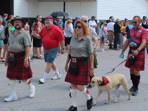 The Grand Parade at the 2024 Ohio Scottish Games and Celtic Festival