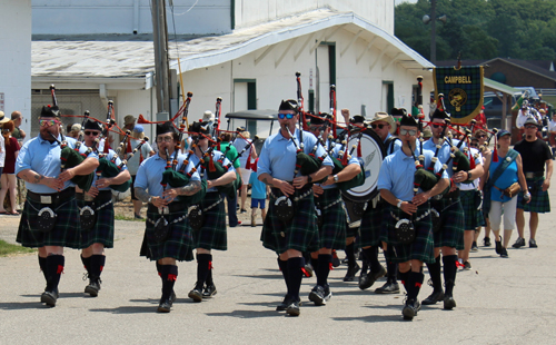 The Grand Parade at the 2024 Ohio Scottish Games and Celtic Festival