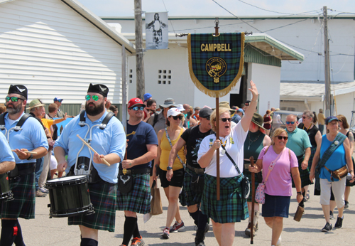 The Grand Parade at the 2024 Ohio Scottish Games and Celtic Festival