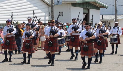 The Grand Parade at the 2024 Ohio Scottish Games and Celtic Festival