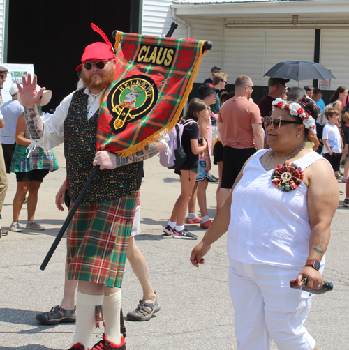 The Grand Parade at the 2024 Ohio Scottish Games and Celtic Festival