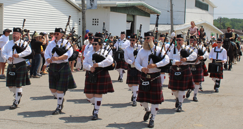 The Grand Parade at the 2024 Ohio Scottish Games and Celtic Festival