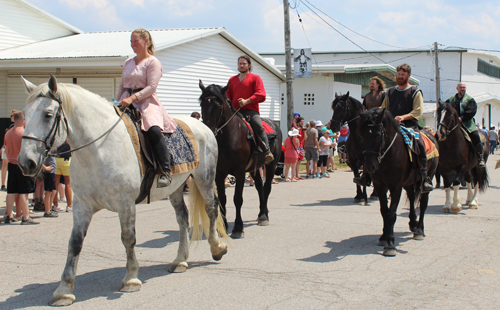 The Grand Parade at the 2024 Ohio Scottish Games and Celtic Festival