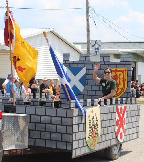 The Grand Parade at the 2024 Ohio Scottish Games and Celtic Festival