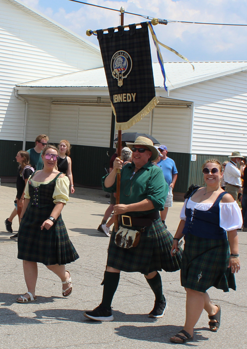 The Grand Parade at the 2024 Ohio Scottish Games and Celtic Festival