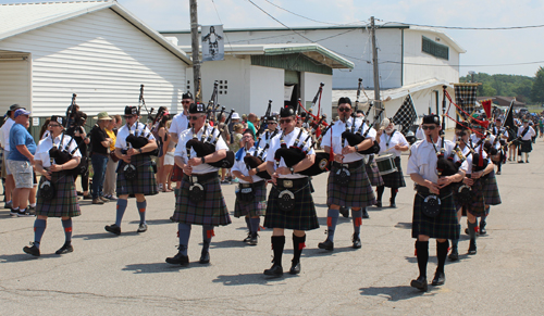 The Grand Parade at the 2024 Ohio Scottish Games and Celtic Festival