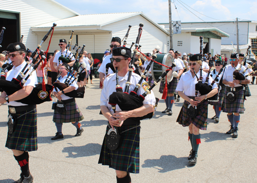 The Grand Parade at the 2024 Ohio Scottish Games and Celtic Festival