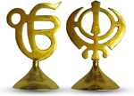 Sikh Religious Symbol IK ONKAR & Khanda Showpiece