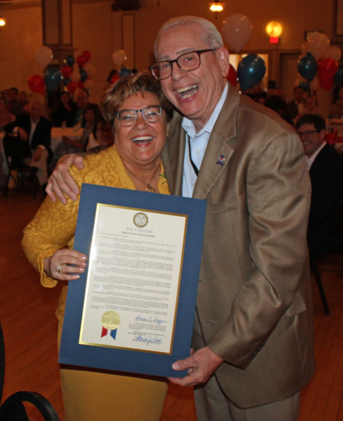 Alenka Jerak and Councilman Mike Polensek