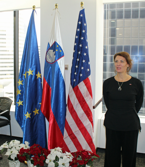 Consul General of Slovenia in Cleveland Suzana Cearek