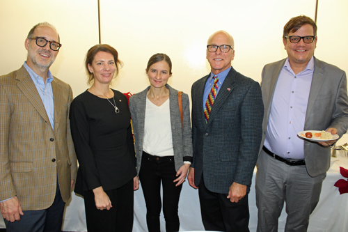 Greg Nosan, Consul Cesarek, Nicole Kusold, Jeff Martinka and Luka Zibelnik 