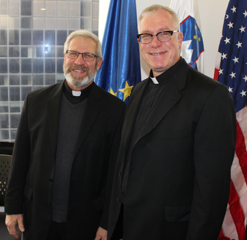 Father Kumse (St Mary's Collinwood) and Fr. Retar (St Vitus)