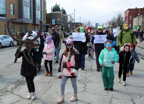 2025 Kurentovanje Parade in Cleveland - St Mary's Slovenian School