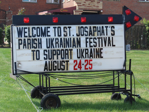 St Josaphat's Ukrainian Catholic Cathedral sign