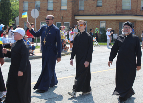 St Vladimir Church at Ukrainian Independence Parade in Parma Ohio 2024