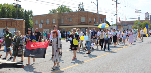 St Vladimir Church at Ukrainian Independence Parade in Parma Ohio 2024