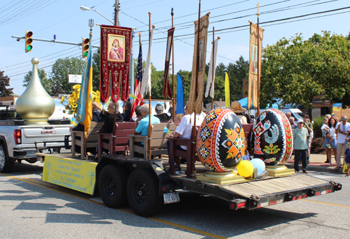 St Vladimir Church at Ukrainian Independence Parade in Parma Ohio 2024