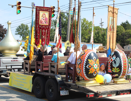 St Vladimir Church at Ukrainian Independence Parade in Parma Ohio 2024