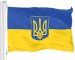 Ukrainian Coat of Arms Flag