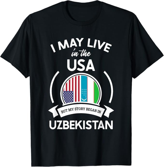 USA- Uzbekistan T-shirt